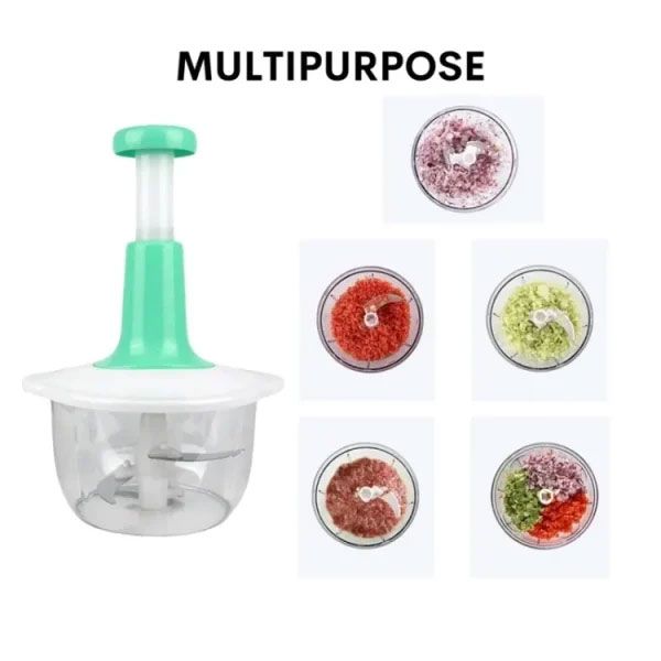 Manual Hand Push Chopper/ multifunctional Hand Pat Chopper And Mixer/press Cutter Vegetable Meat Grinder