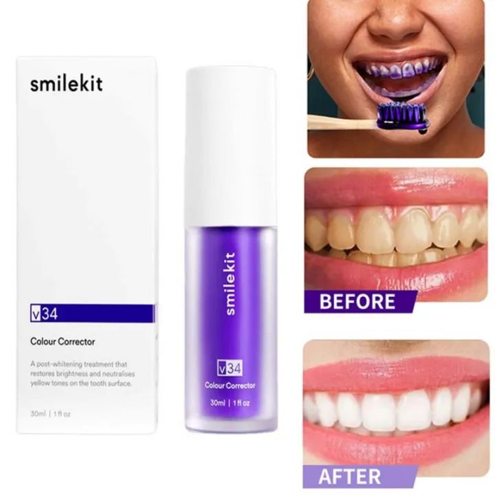 Hismile V34 Purple Whitening Toothpaste