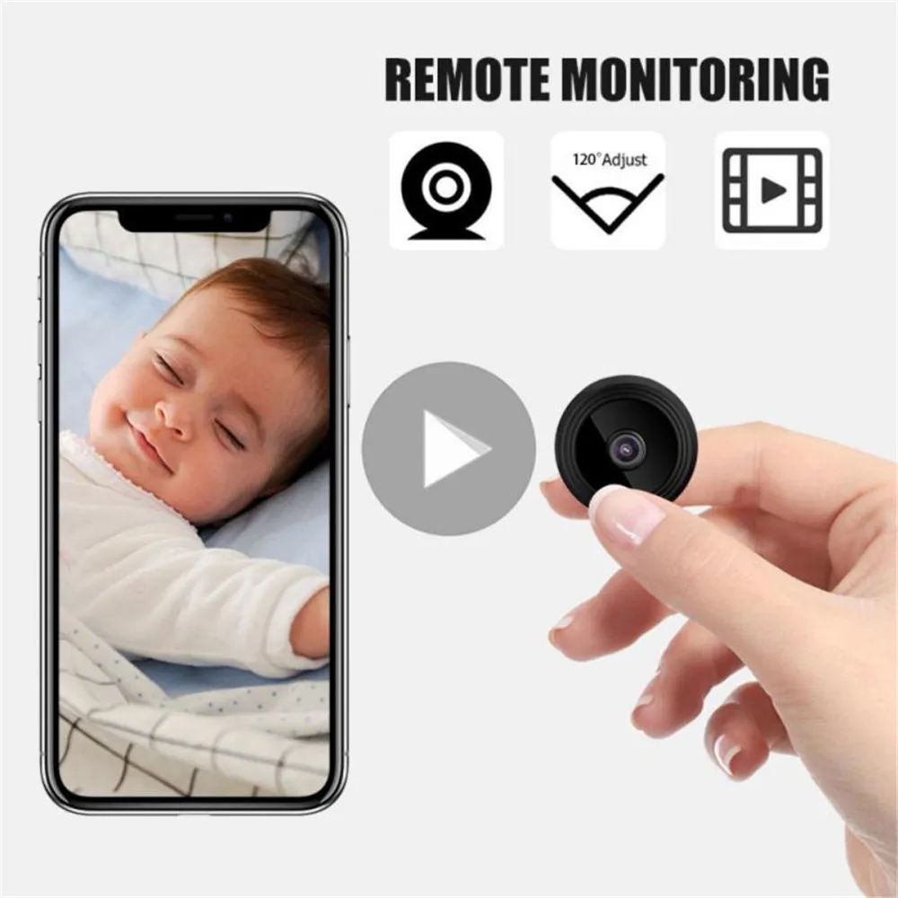 A9 WiFi Mini Camera HD 1080p Wireless Video Recorder Voice Recorder Security Monitoring Camera Smart Home For Infants And Pets